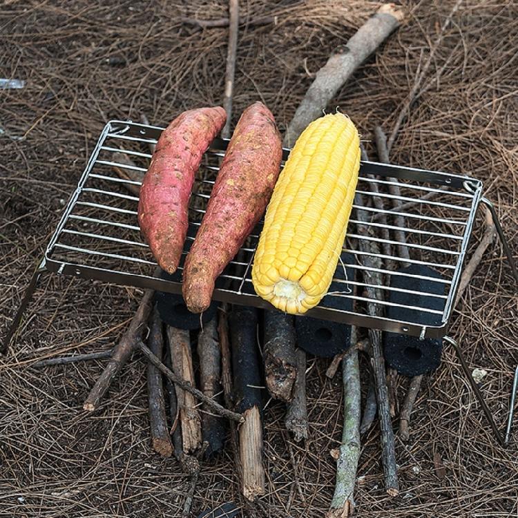 Outdoor Stripe Stainless Steel Alcohols Furnaces Brackets Meshes Oblong Folding Net Camping Thermostability Portables