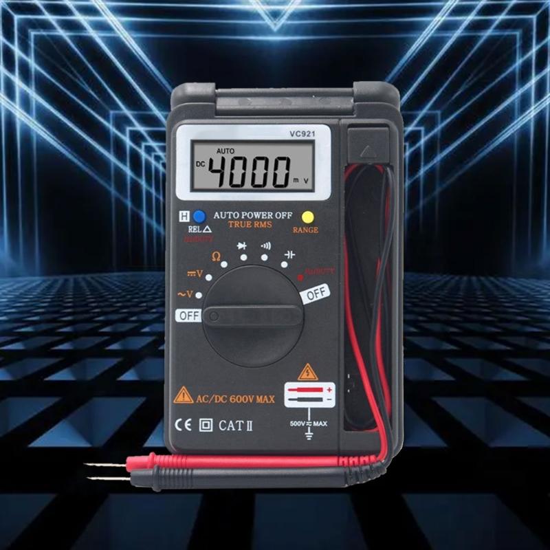 Portable Digital Multimeter with Data Hold User Friendly Device for Home Repair Circuit Testing & Electronics Debugging