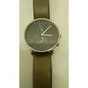 Used SKAGEN SKW6298 Watch Fudo Round Dial Black Silver Belt Leather Bronze Skagen Men's #A