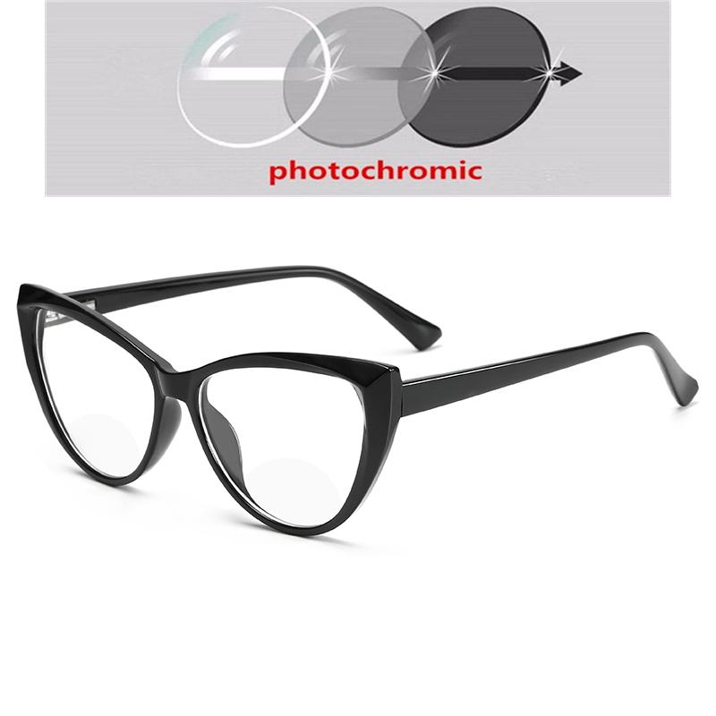 0 -0.5 -0.75 To -6.0 Minus Degree Blue Light Blocking Cat Eye Prescription Spectacles Women Men Student Short-Sight Eyewear