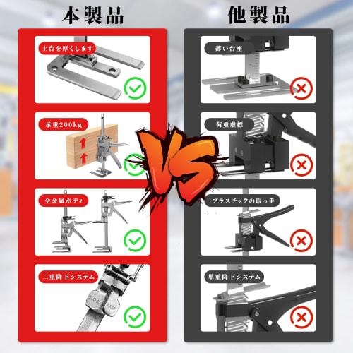 CXCESNS Viking Arm Hand Jack, Jack Stand, Labor-Saving Arm Jack, 200kg Weight Capacity, Hand Lifting Tool, Mini Hand Jack, Compact, Labor-Saving Arm J