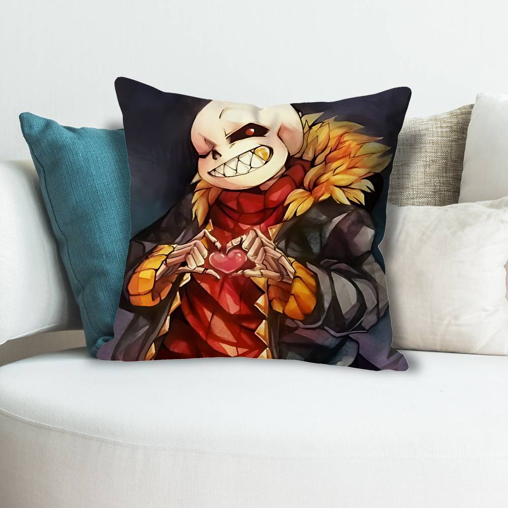Fell Ink SSans UUndertales AU Celebrity Merchandise AllMatch Printed Pillow Case Sofa Car Office Room Decoration Protector