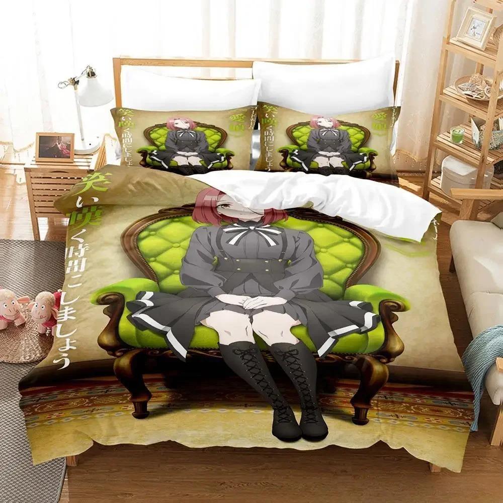 Spy Classroom Bedding Set Single Twin Full Queen King Size Bed Set Adult Kid Bedroom Duvet Cover Sets 3D Anime Bed Sheet Set