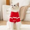 Pet Clothes Autumn and Winter Thickened Simple Pocket Striped Sweater German Cat Hairless Cat Two-legged Cat Clothes