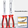 Automotive Preheat Plug Connector Pliers Carbon Steel Glow Plug Connector Removal Tool Straight/Angled for Narrow Areas