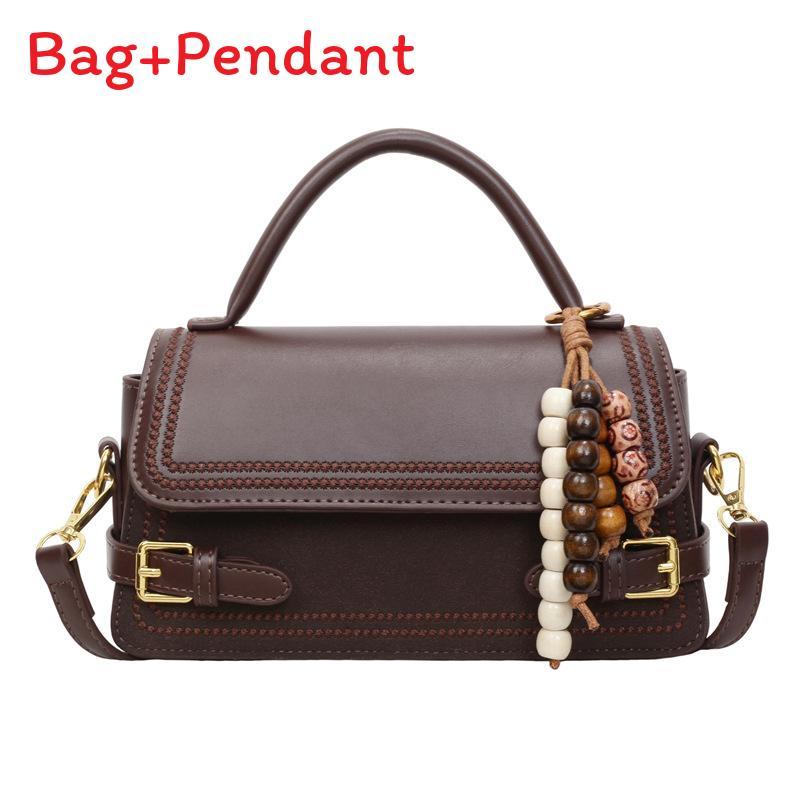

Crossbody Bag For Women Pu Leather Small Square Handbag With Magnetic Closure For Daily Use