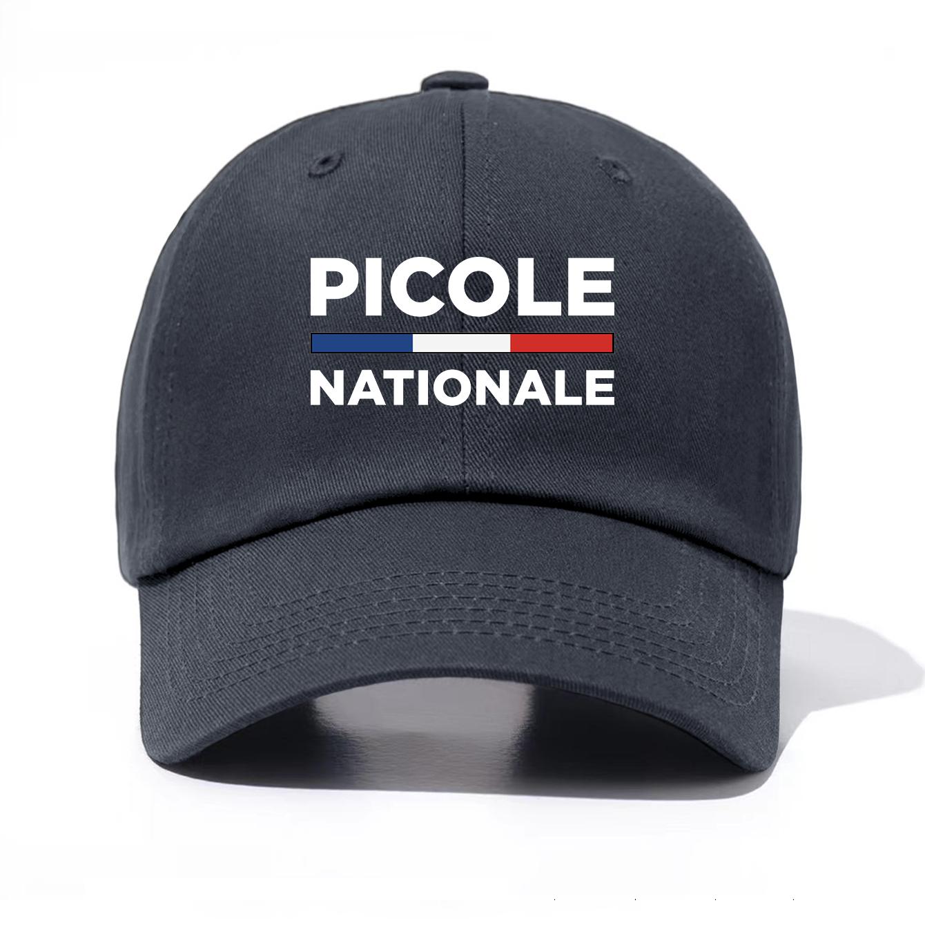 

1pc PICOLE Print Baseball Cap for Adults, Minimalist Retro Style Casual Soft Adjustable Dad Hat, Perfect As Gift серый