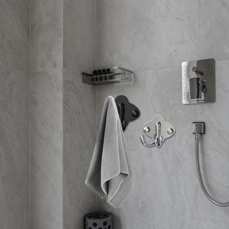 Schwere Edelstahl-Wandhaken Einfache Installation Für Küche Badezimmer Wohnzimmer Rostfrei Platzsparender Aufhänger