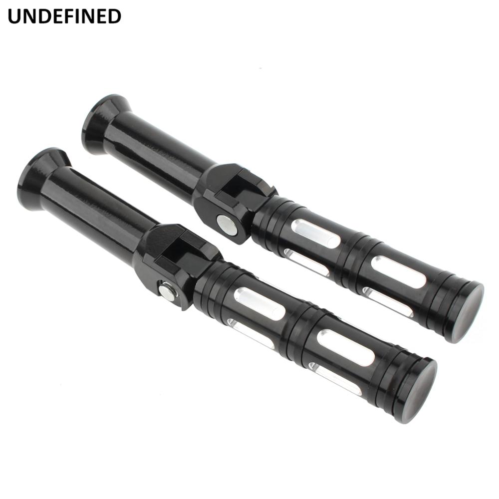 Motorrad-Fußrasten, CNC-gefräste Fußrastenhalterungen für die Rückseite der Motorradfußrasten, für Harley Softail Fat Boy Breakout Street Bob Sport Glide 2018–20