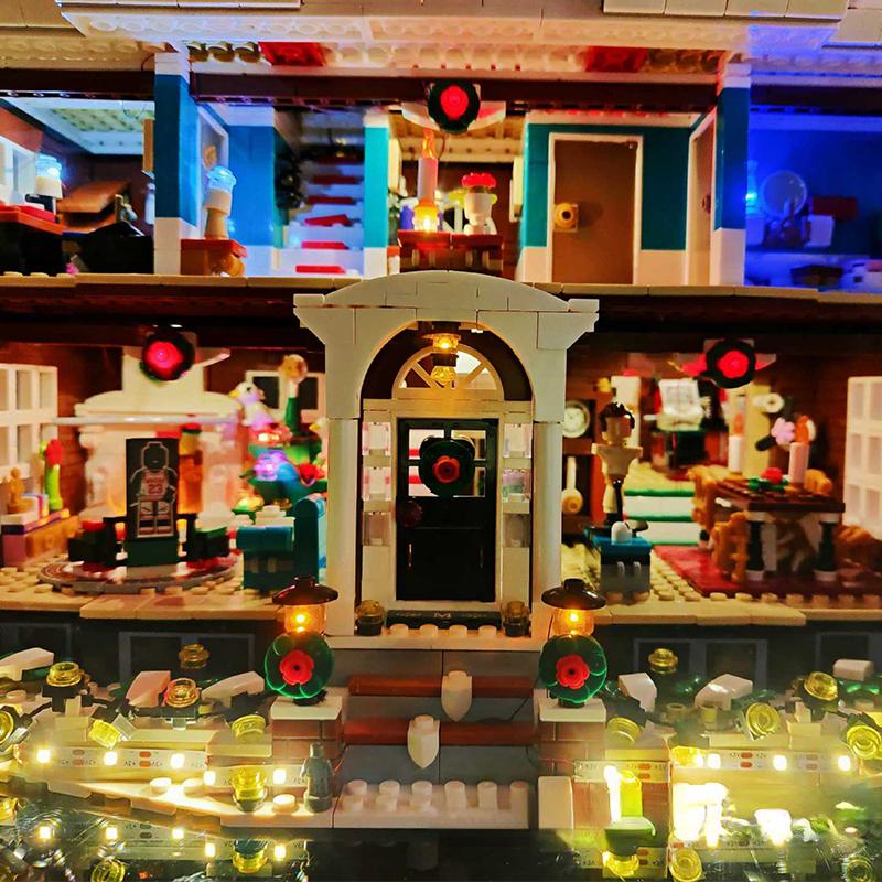 Led Light Kit for LEGO Home Alone Kevin 21330 House With Lamp Ideas Not Include Building Block(Only Led Light Kit)
