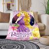 Mooie Prinses Rapunzel Cartoon Deken Anime Plaid Dekens voor Bedden Banken Queen Size Zachte Beddengoedhoes Huisdecoratie Kinder Cadeau