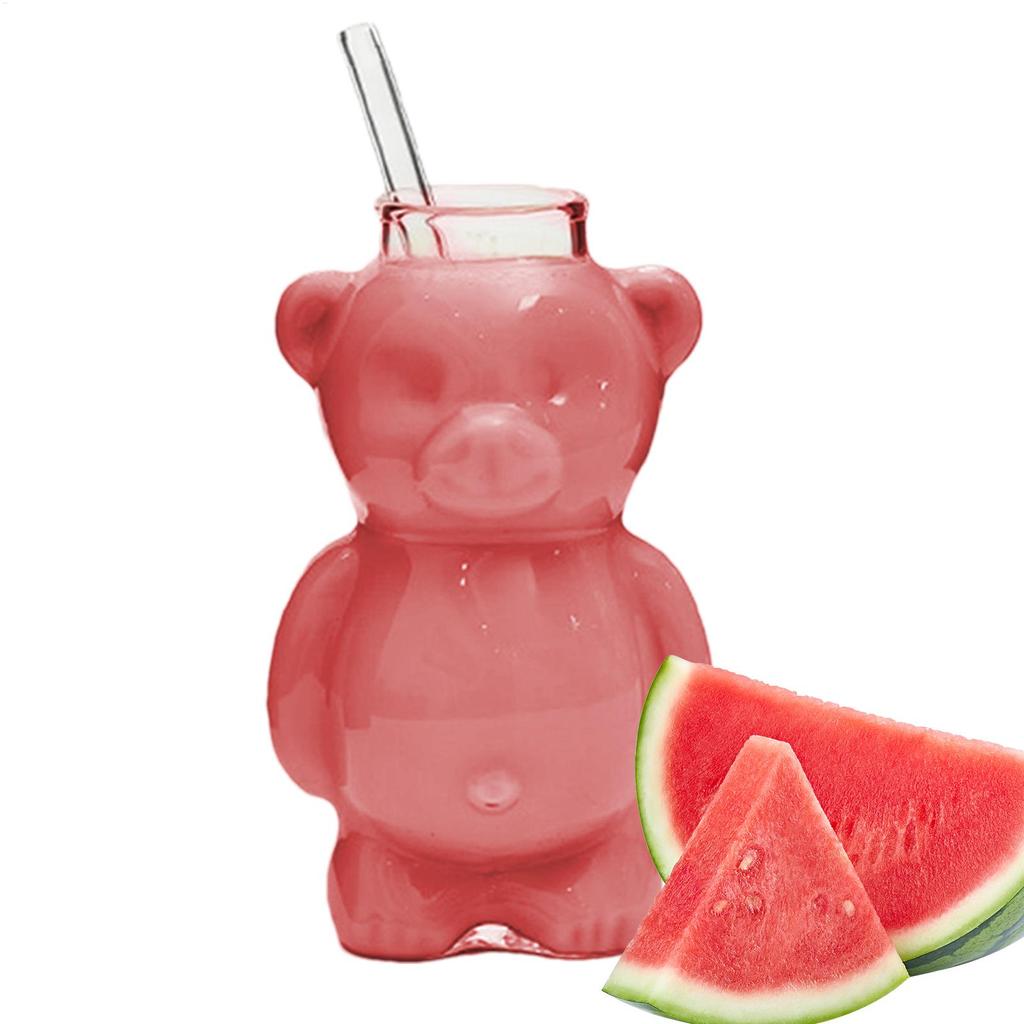 300ML Cartoon Bear Shaped Coffee Mug Cute Bear Mug Glass Cup Transparent Creative Milk Coffee Water Cups