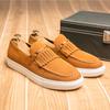 Fashion Flat Men Loafers Suede Leather Casual Shoes For Men Slip On Spring Man Footwear Plus Size Zapatillas Hombre