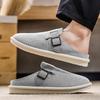 Men’s Sports Shoes Summer Backless Mules Casual Slippers Shoes Plus Size Sneakers for Students Sandals Over Sized 39-47