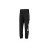 Adidas Striped Logo Jogger Weave Pants Men Bottoms Black HK2143
