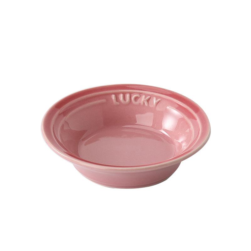 Creative Colorful Ceramic Small Disc Household Gradual Change Tableware Seasoning Dipping Sauce Vinegar Dish Snacks Dish Dish