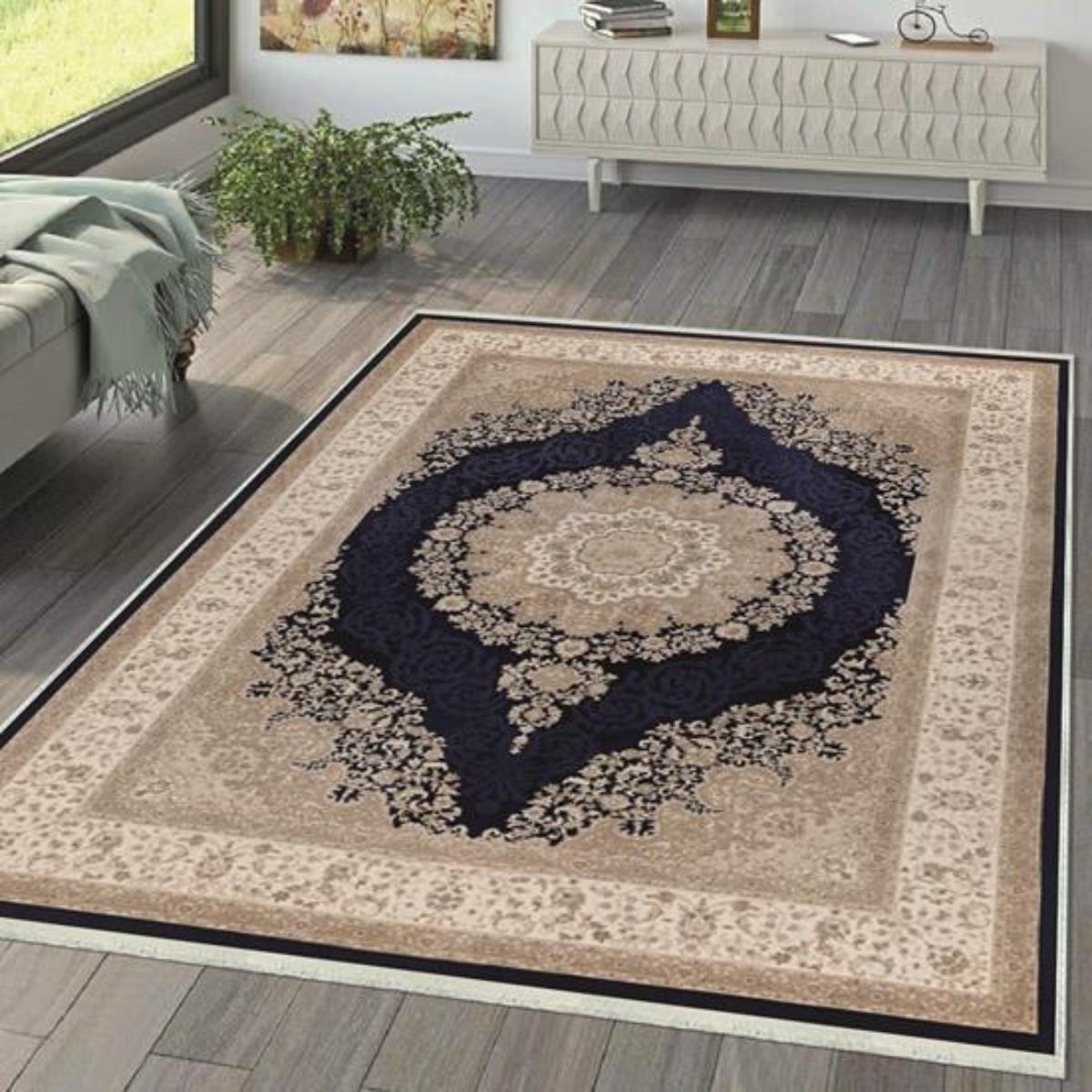 

Декоративный нескользящий моющийся ковер с цифровой печатью DOT-HT-461 40 x 60 синий