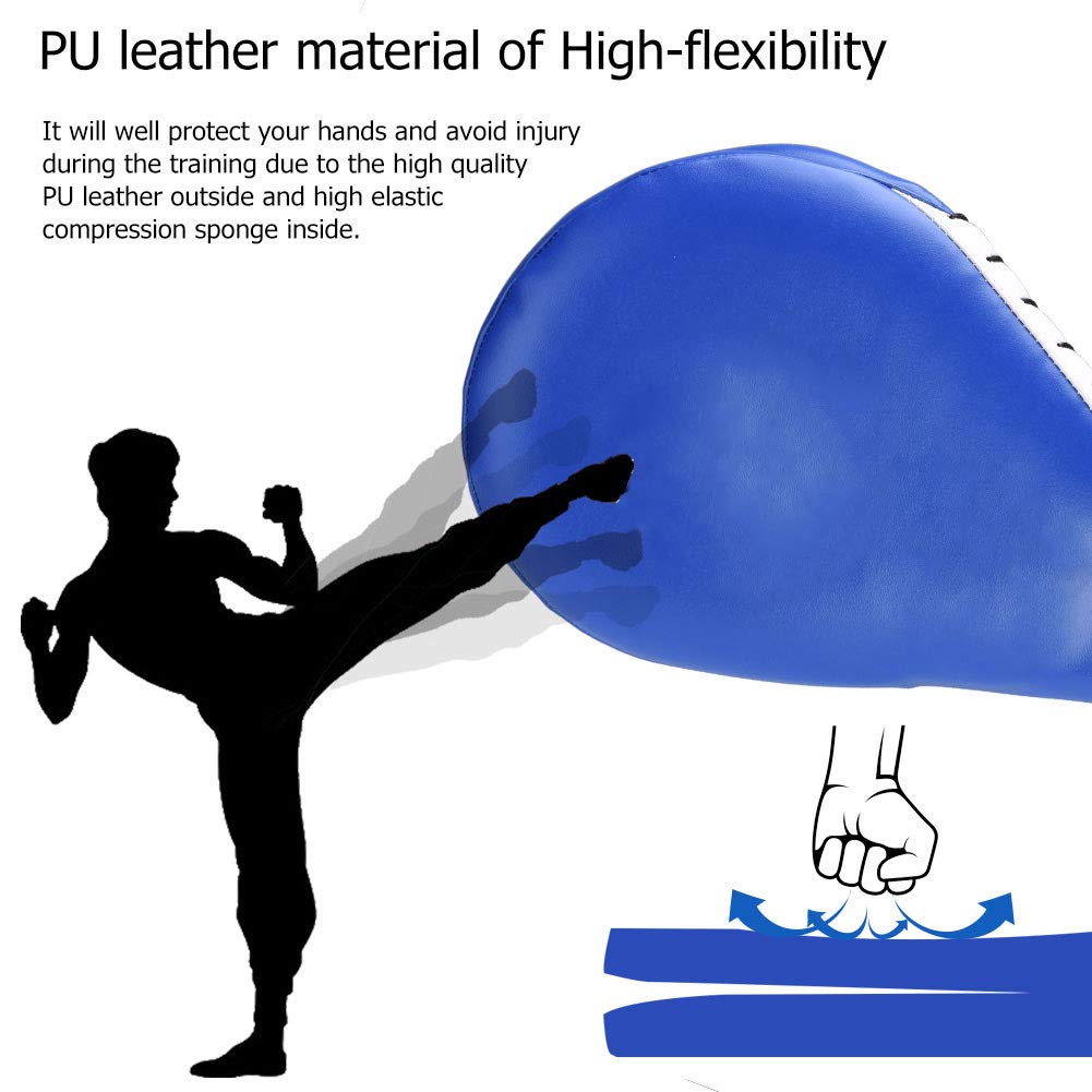 Double Hand Boxing Punching Mitts for Muay and Martial Arts Relieves Enjoy the Sound of Clean One Pair for Right and Left Mitts, Mitts, Kickboxing,