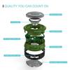 Mini Wireless Waterproof Bluetooth Speaker with Suction Cup Green