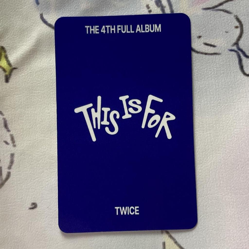 [USED] TWICE Mina THIS IS FOR 7/13 Sanok Trading Card