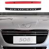 1 pezzo 3D ABS Lettere logo griglia anteriore auto Emblema cofano anteriore auto Accessori styling Emblema anteriore auto Per 508