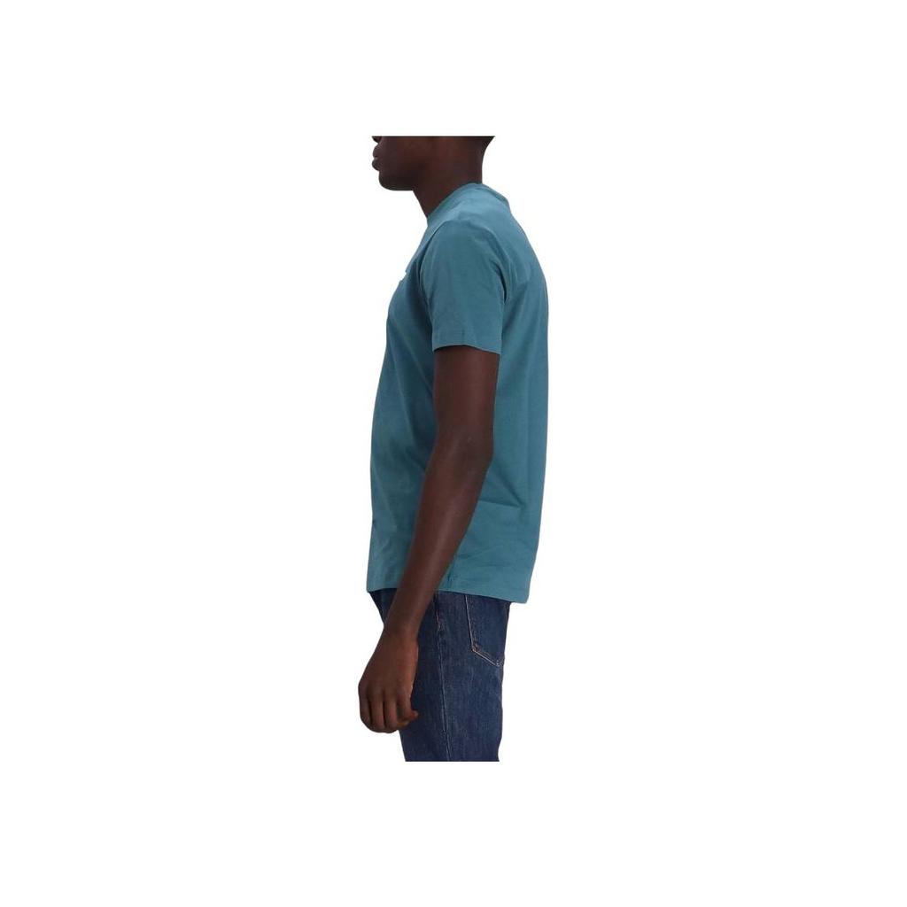 Emporio Armani Cotton Round Neck Printed Short Sleeve T-Shirt Men tops Blue 8N1TN5-1JPZZ-07A3