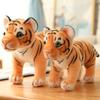 25/30cm Cartoon Plush Tiger Toys Soft Simulation Tiger Dolls Stuffed Animal Pillow Room Decor Toys Birthday Gifts