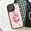 Cartoon Girl S-Strawberry S-Shortcake Phone Case For IPhone 16 15 14 11 12 13 Pro Max Plus Back Leather Shell
