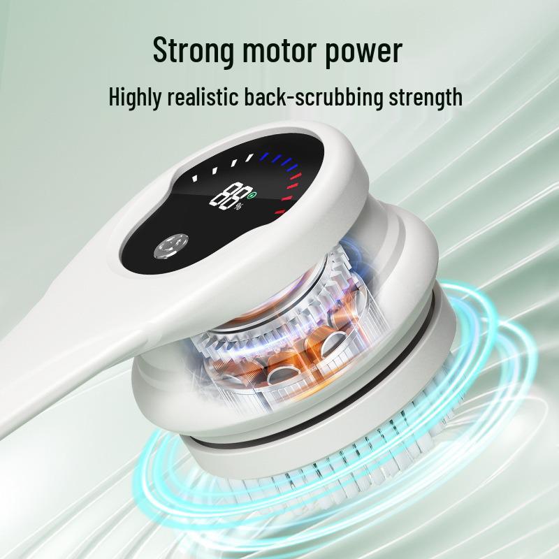 Multifunktionale wasserdichte elektrische Badebürste: Körpermassagegerät & Peeling-Schlammentferner