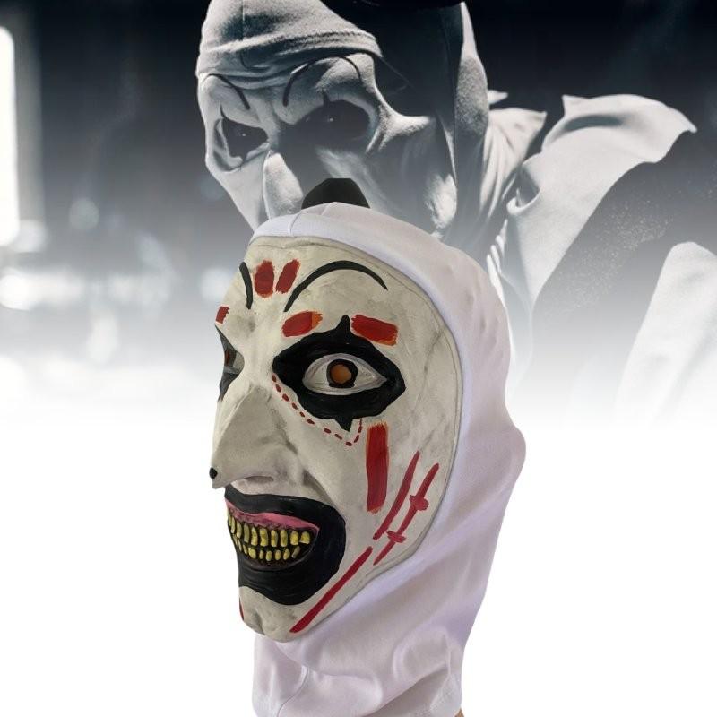 2024 New Clown Mask Headpiece Scary Latex Costume For Halloween And Party Fun