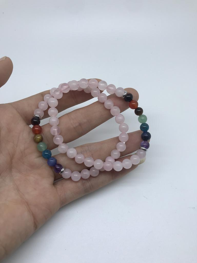 High Quality 8mm Natural Round Beads 7-Chakra Bracelet Gemstone Loose Stone Beads High Quality Stone Beads