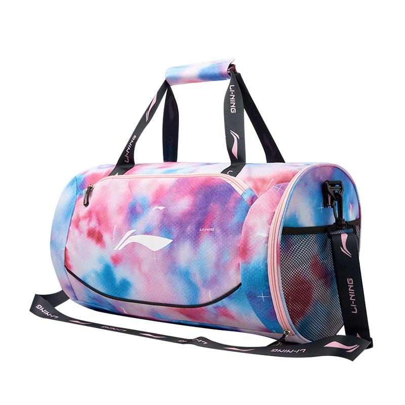 Li Ning Polyester Swim Bag Medium Women s Starry Sky Pink LSBS740-3