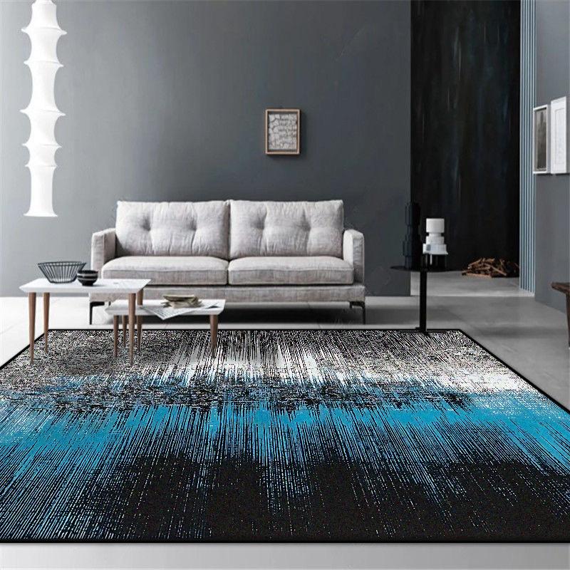 Nordic Abstract Livng Room Carpet Home Decoration Rug Bedroom Decor Area Rugs Washable Non-slip Office Lounge Floor Mat Washable