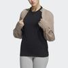 adidas Originals Women's Light Khaki Short Knit Bolero Cardigan HC3822