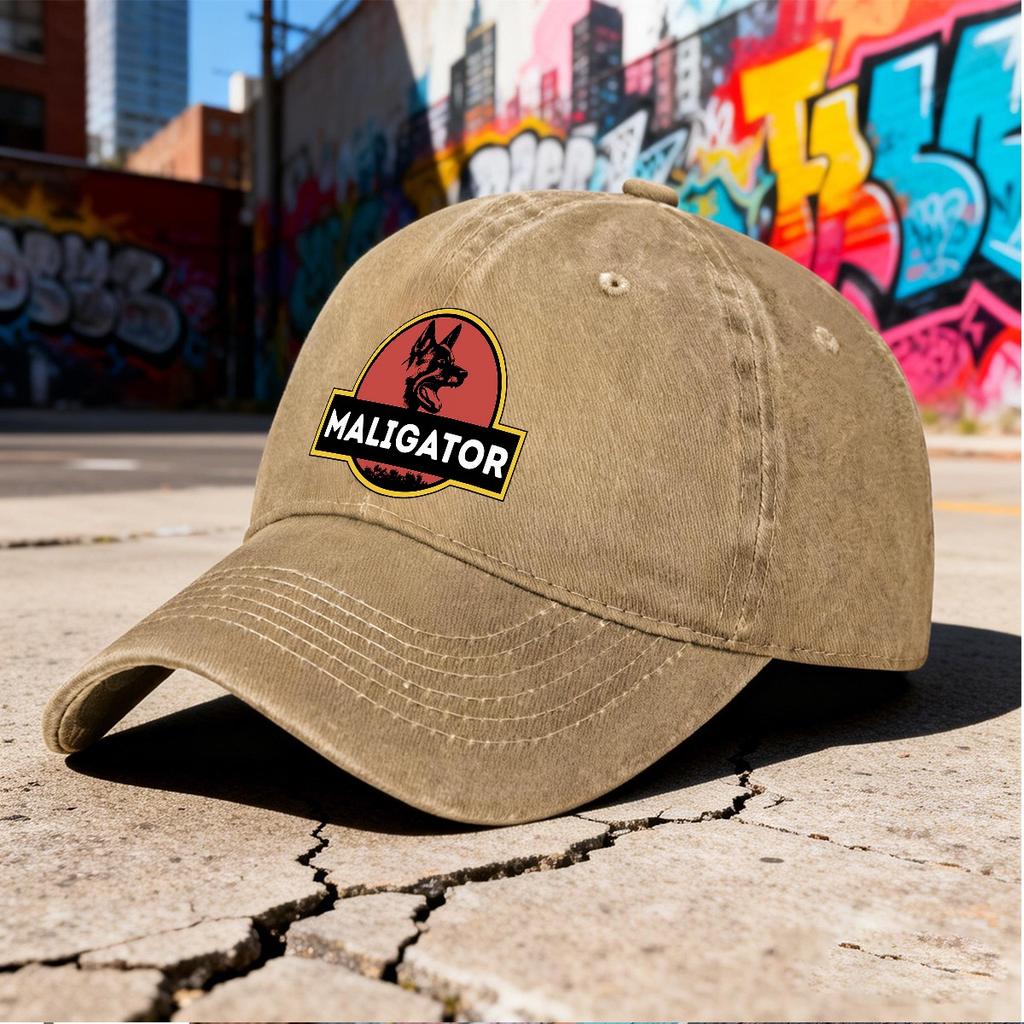 pc with Lightweight Hat Hat with Belgian Malinois Dog Print Two Tone Back Moisture Wicking for Fishing Travel Everyday for Wome