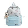 Schoolbag College Wind Junior High School Student Dachshund Dog Backpack Outdoor Travel Girl Backpack Contrasting Color Fashion Travel Bag