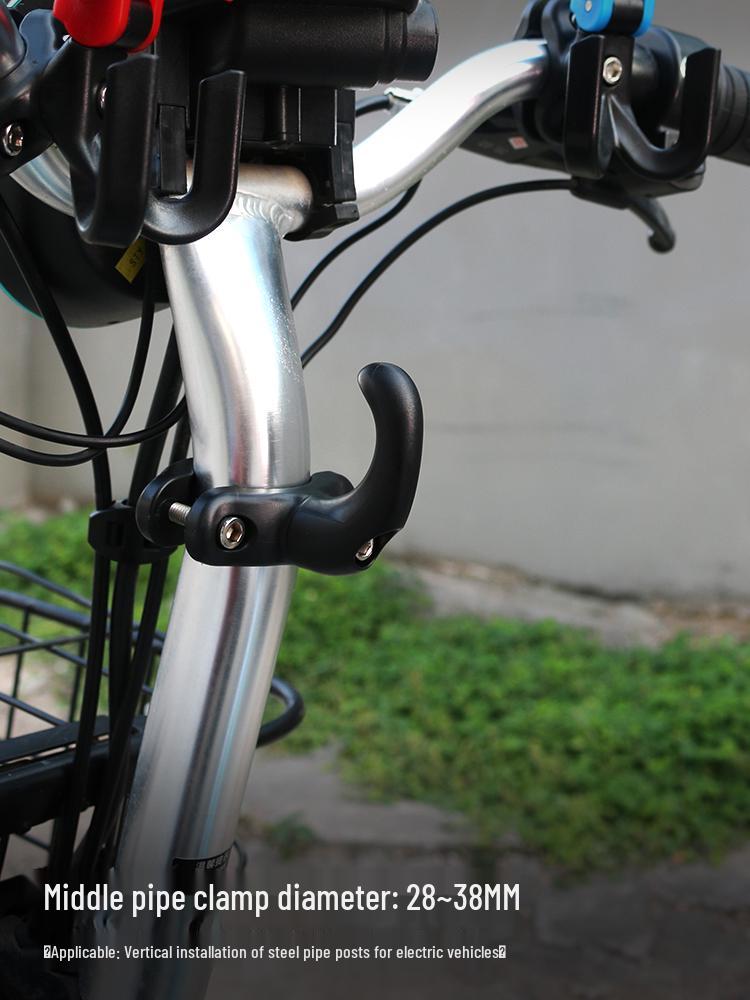 Universal No-Drill Non-Slip Hook for Electric Vehicles, Tricycles, and Motorcycles - Ideal for Helmets and Backpacks