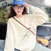 Dushi Liren Women's Plush Lined Pullover Sweatshirt