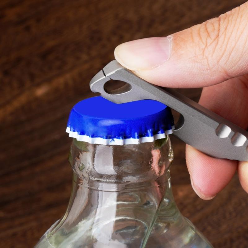 Metal Alloy Mini Pry Bar Portable Bottle Opener Multifunctional Tool For Outdoors And Daily Use