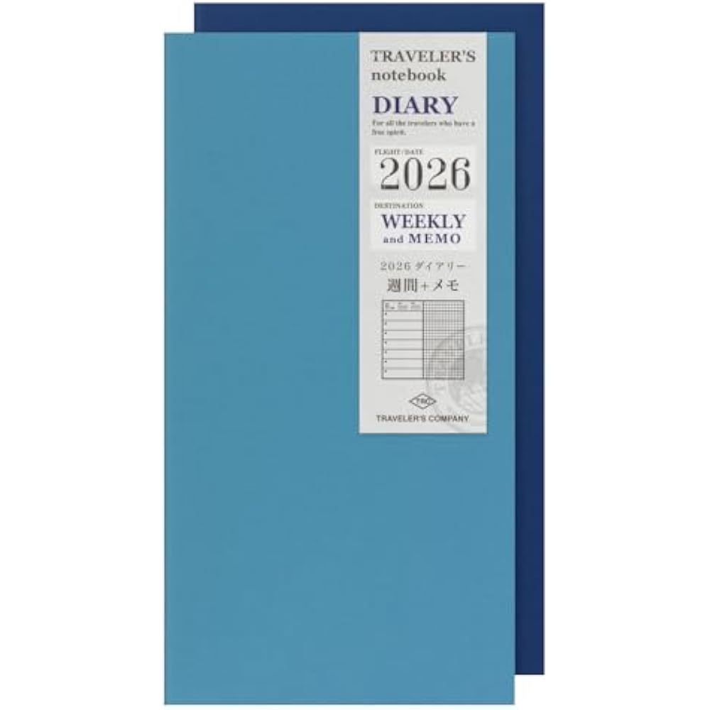 Traveler s notebook notebook refill 2026 A5 slim weekly 14495006 (starting January 2026)