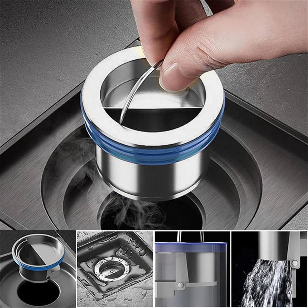 2 Pack Anti Slip Design Floor Drain Sewer Core Brass Floor Strainer Sewer Core Balcony