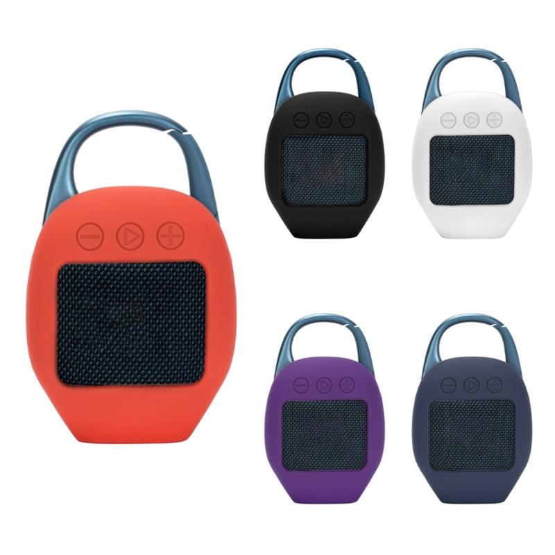 Durability Silicone Sleeve For CLIP5 Speakers Case, Easy Access To Controls And Charging Port Protective Case Holder