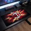 Tappetino per Mouse Grande Stampato AC Milan, Tappetino Morbido in Gomma Antiscivolo per Scrivania da Gioco per Ufficio Laptop Computer Decorazione