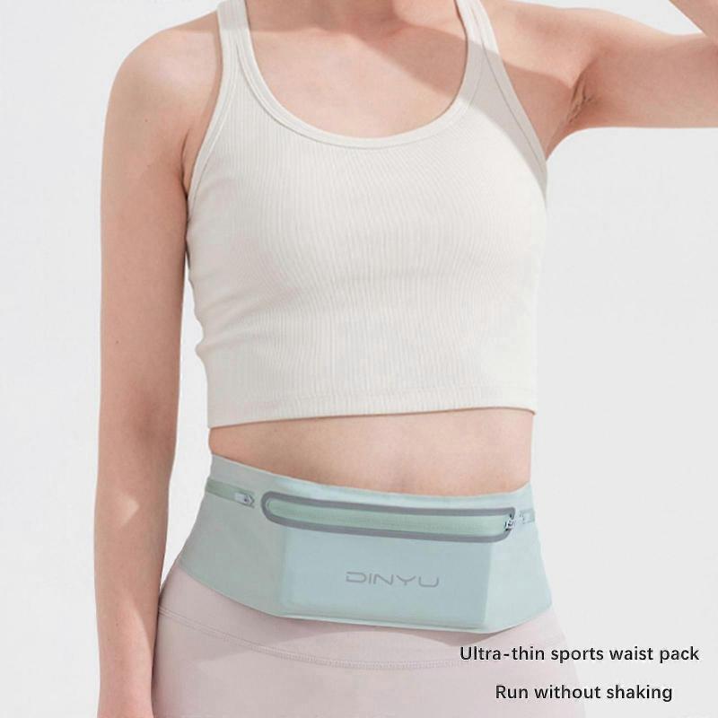 Running Belt Fanny Pack Quick Release Adjustable Strap Lightweight Waist Bag Green