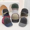 Breathable Baseball Cap Washed Cotton Snapback Hat Summer Mesh Sun Hat