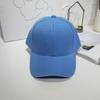 Hipster men and women versatile solid color baseball hat summer street black pink student sunshade cap couple