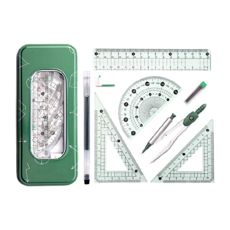 Conjunto de Bússola e Régua Com Pegada Ergonômica Para Uso Confortável em Aula de Matemática Design de Engenharia e Desenho Arquitetônico