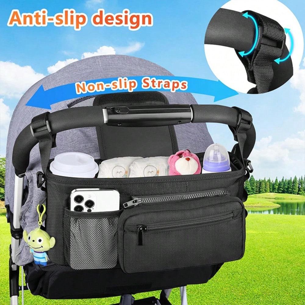 Cart Storage Bag Diaper Storage Bag Multifunctional Large-capacity Mommy Hanging Bag Water Cup Bag