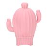 Hot Water Bottle Silicone Hot Cold Compress Pain Reduce Explosion Proof Cute Cactus Shape Hot Water Bag 500ML Pink