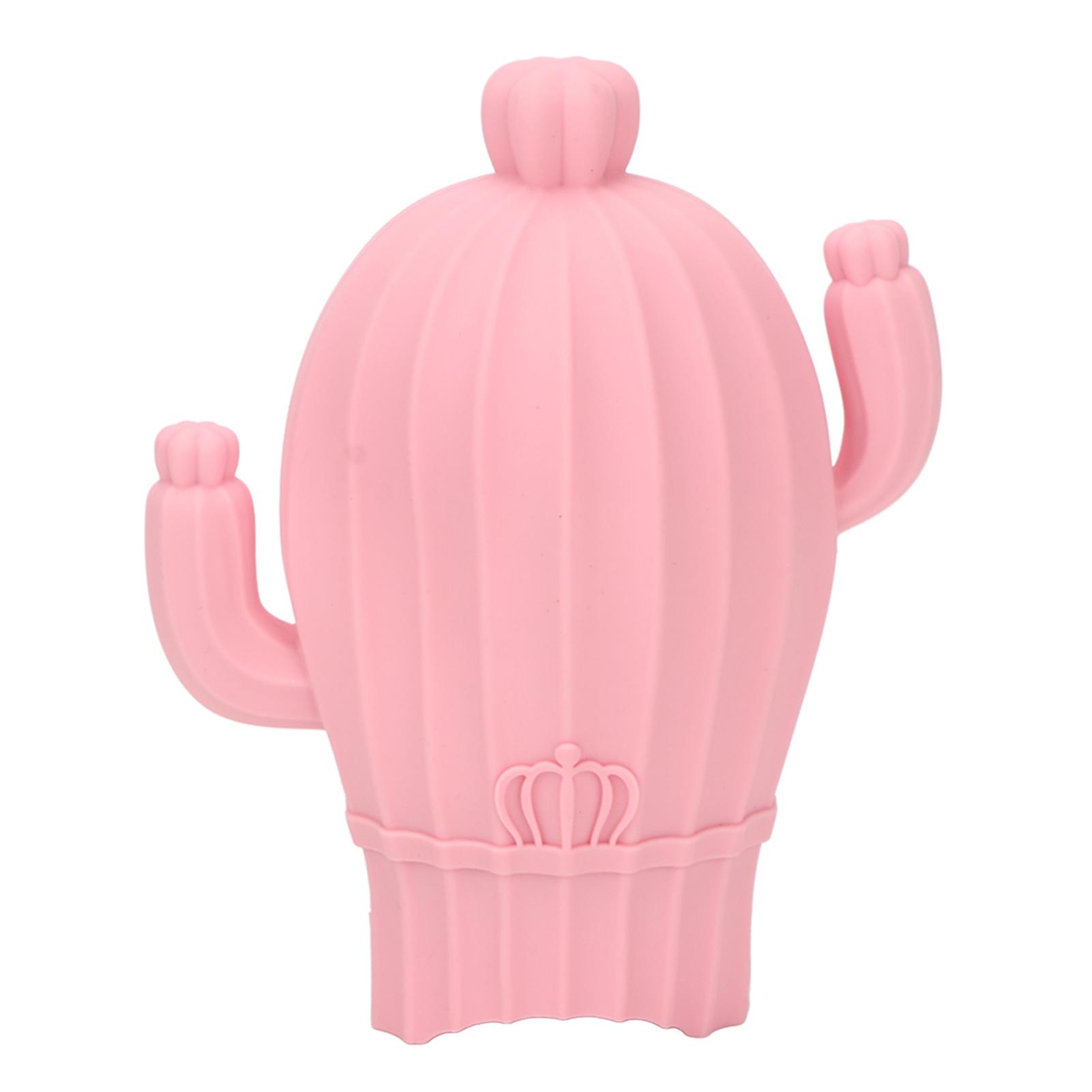 

Hot Water Bottle Silicone Hot Cold Compress Pain Reduce Explosion Proof Cute Cactus Shape Hot Water Bag 500ML